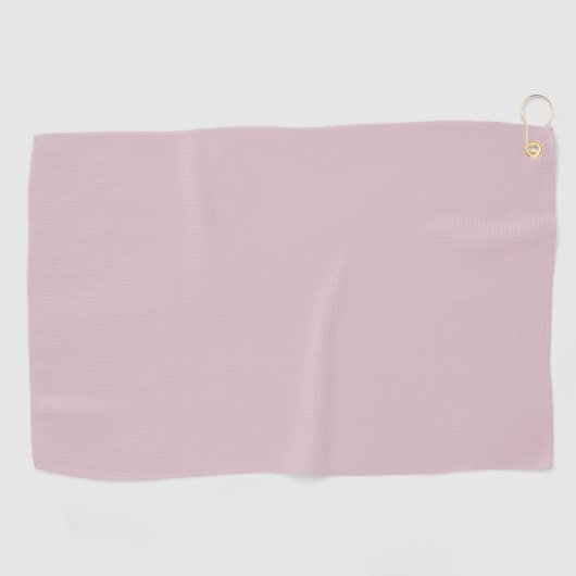 Solid Pastel Pink Golfhandtuch (Horizontal)