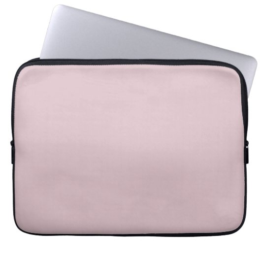 Solid Pastel Pink Laptopschutzhülle (Vorderseite)