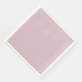 Solid Pastel Pink Serviette (Ecke)