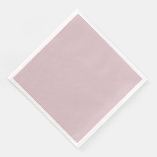 Solid Pastel Pink Serviette (Ecke)