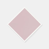 Solid Pastel Pink Serviette (Ecke)