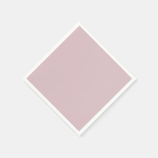 Solid Pastel Pink Serviette (Ecke)