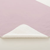Solid Pastel Pink Sherpadecke (3/4)