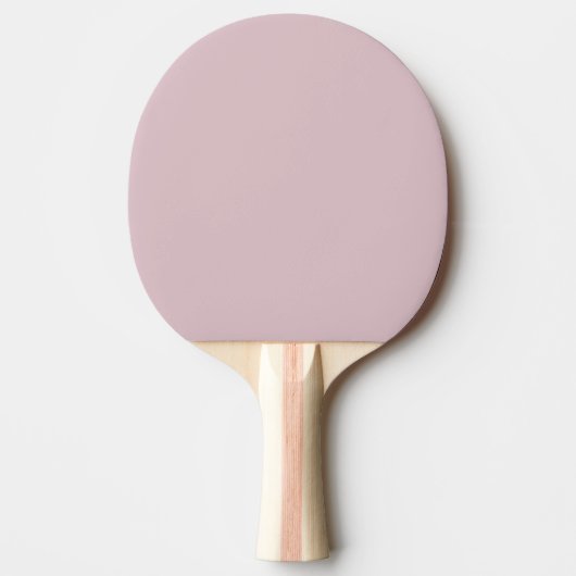 Solid Pastel Pink Tischtennis Schläger (Vorderseite)