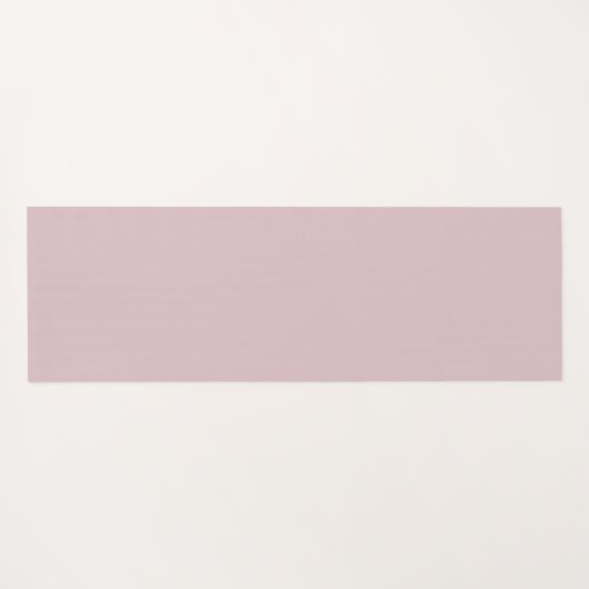Solid Pastel Pink Yogamatte (Rückseite (Horizontal))