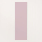 Solid Pastel Pink Yogamatte (Rückseite)