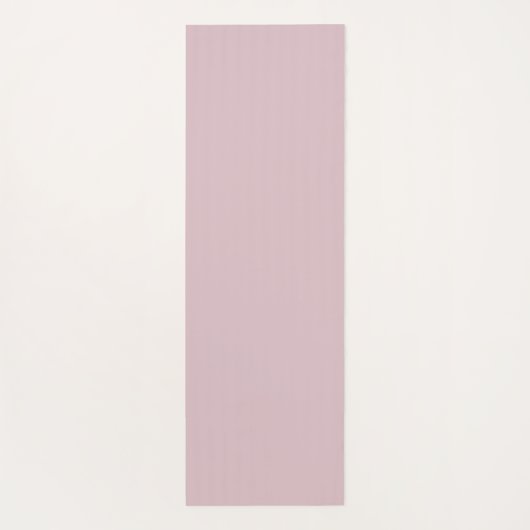 Solid Pastel Pink Yogamatte (Rückseite)