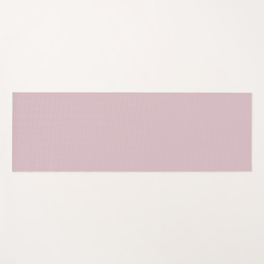 Solid Pastel Pink Yogamatte (Vorderseite (Horizontal))