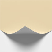 Solid Pastel Warm gelb Geschenkpapier (Ecke)