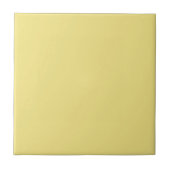 Solid Pastel Yellow Modern Fliese (Vorderseite)