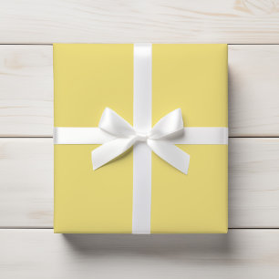 Solid Pastel Yellow Modern Geschenkpapier