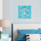 Solid Peace Sign - IHR TEXT Foliendrucke (In Situ (Schlafzimmer))