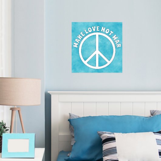 Solid Peace Sign - IHR TEXT Foliendrucke (In Situ (Schlafzimmer))