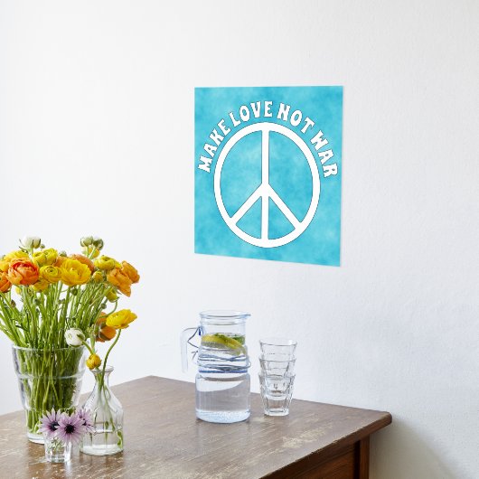 Solid Peace Sign - IHR TEXT Foliendrucke (Ablage(Küche))