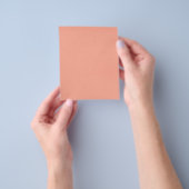 Solid-peach2 SOLID LIGHT PEACH ORANGE HINTERGRUND Flyer (Gruppe)