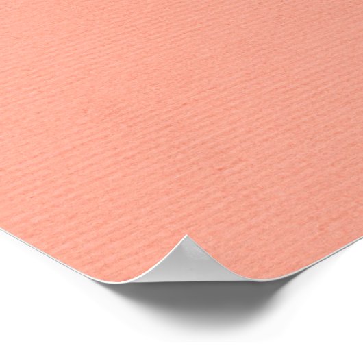 Solid-peach2 SOLID LIGHT PEACH ORANGE HINTERGRUND Poster (Ecke)