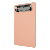 Solid Peach Farbe tropisch Mini Klemmbrett (Gewinkelt2)