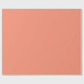 Solid peach geschenkpapier (Flach)