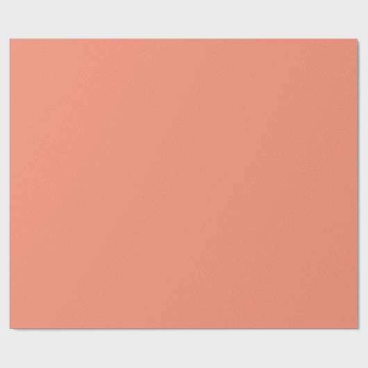 Solid peach geschenkpapier (Flach)