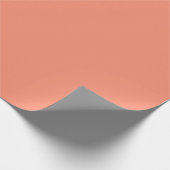 Solid peach geschenkpapier (Ecke)