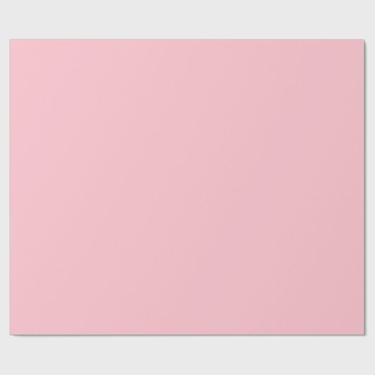 Solid Pink Geschenkpapier (Flach)