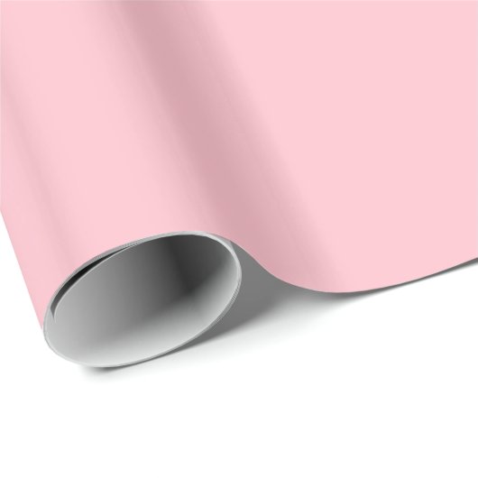 Solid Pink Geschenkpapier (Rolleneckpunkt)