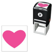 Solid Pink Heart Permastempel (Beispiel)