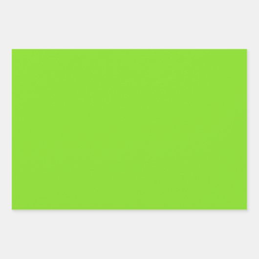 Solid Pink Orange Green Geschenkpapier Set (Vorderseite 3)