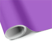 Solid plain violet bright purple geschenkpapier (Rolleneckpunkt)