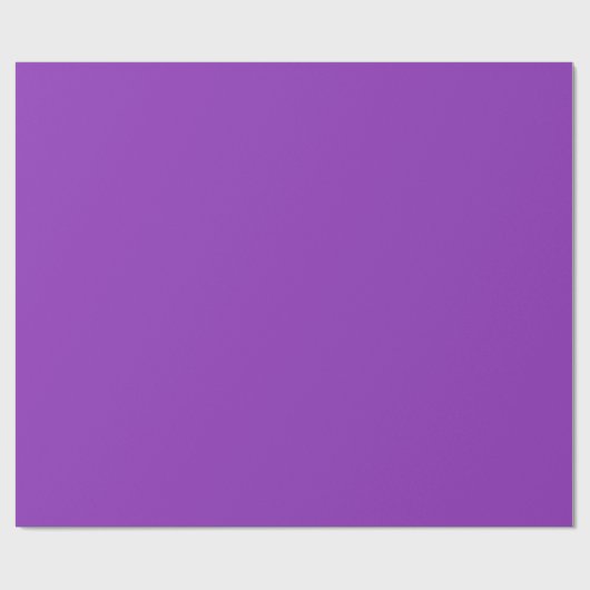 Solid plain violet bright purple geschenkpapier (Flach)