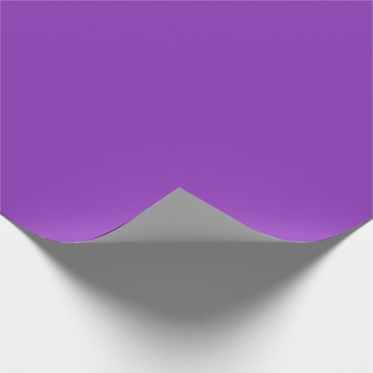 Solid plain violet bright purple geschenkpapier (Ecke)