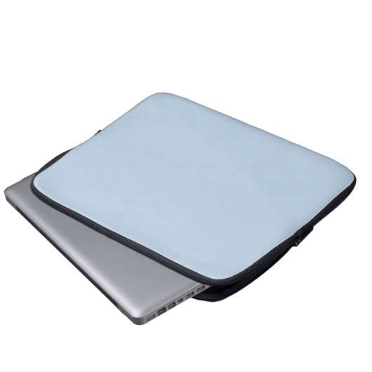 Solid Powder Blue Laptopschutzhülle (Vorne Knopf)