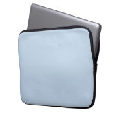 Solid Powder Blue Laptopschutzhülle (Vorderseite Links)