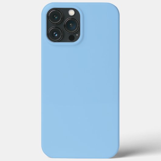 Solid Powder light pale baby blue Case-Mate iPhone Hülle (Rückseite)