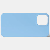 Solid Powder light pale baby blue Case-Mate iPhone Hülle (Rückseite (Horizontal))