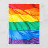 Solid Pride - Gay Pride Flag geschlossen Postkarte (Vorderseite)