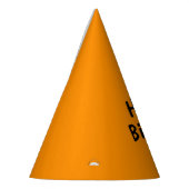 Solid Princeton Orange Birthday Partyhütchen (Links)