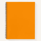 Solid Princeton Orange Notizblock (Vorderseite)