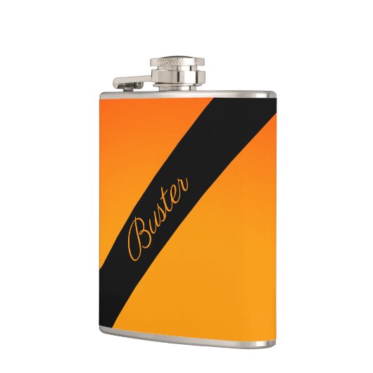 Solid Princeton Orange Personal Flachmann (Links)