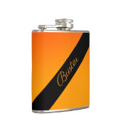Solid Princeton Orange Personal Flachmann (Rechts)