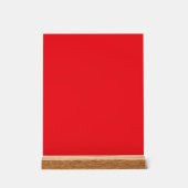 Solid Red Background Acrylschild (Vorderseite)