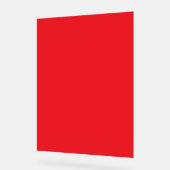 Solid Red Background Acrylschild (Winkel)