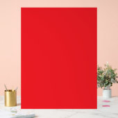 Solid Red Background Acrylschild (Hochzeit)