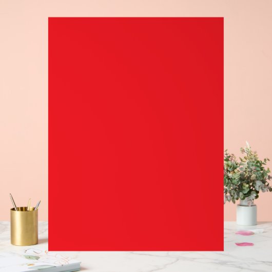 Solid Red Background Acrylschild (Hochzeit)