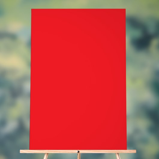 Solid Red Background Acrylschild (Neutral)