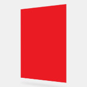 Solid Red Background  Acrylschild (Winkel)