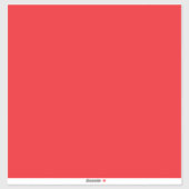 Solid Red Background Aufkleber (Blatt)