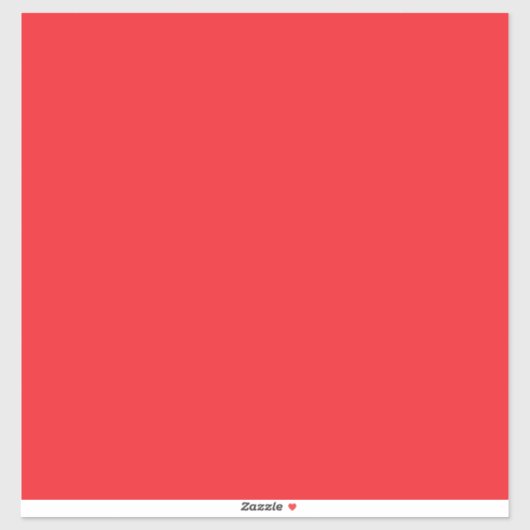 Solid Red Background Aufkleber (Blatt)