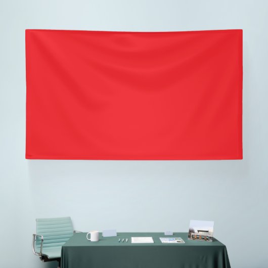 Solid Red Background Banner (Messe)
