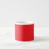 Solid Red Background  Espressotasse (Vorderseite)